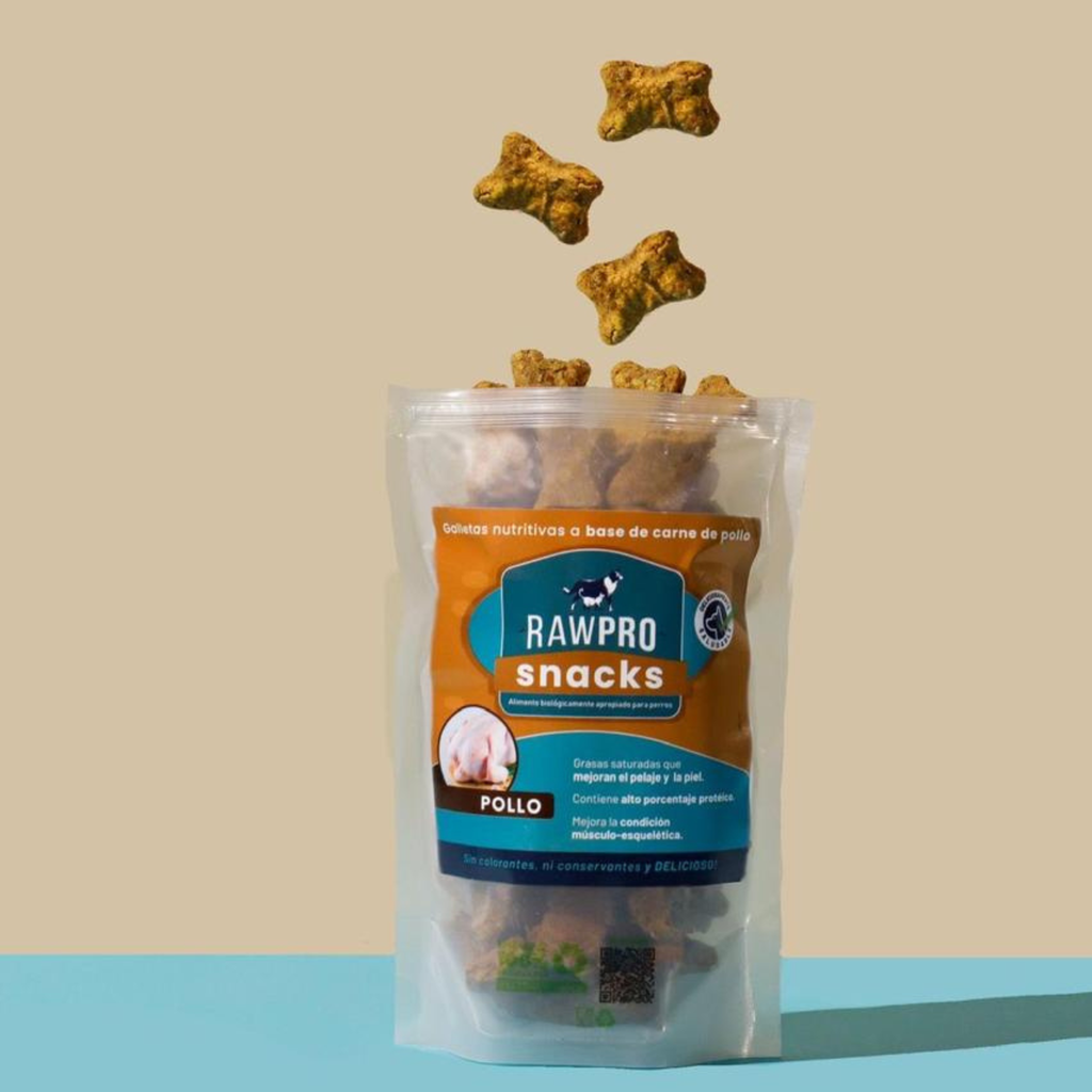 Galletas de pollo para perros