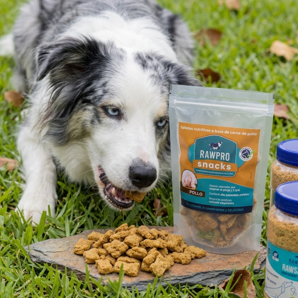Galletas de pollo para perros