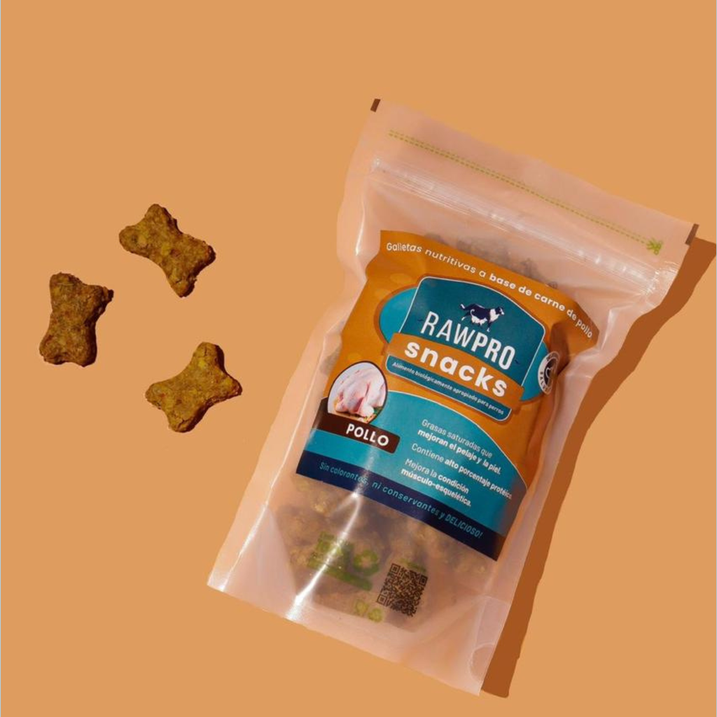 Galletas de pollo para perros