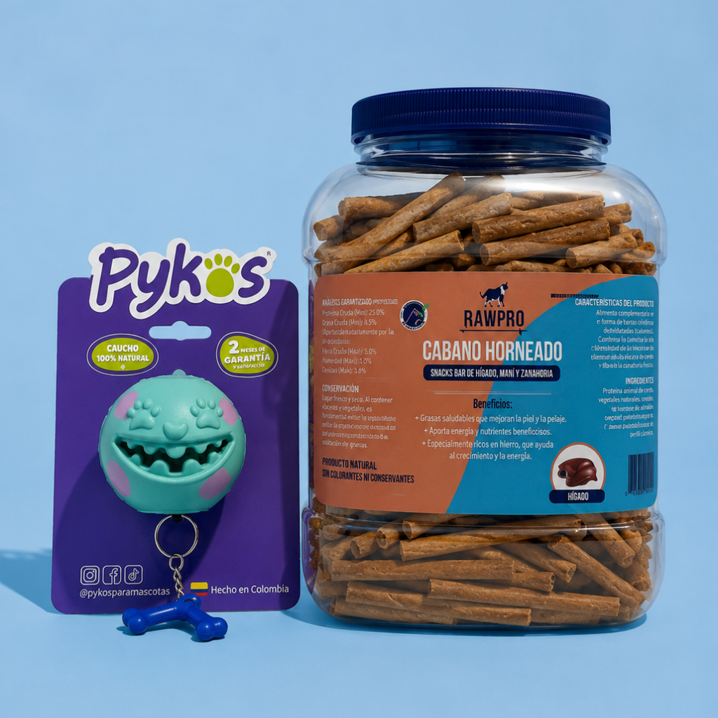 Pack Snacks Naturales 1 kg + Pelota doble función con Envío Gratis